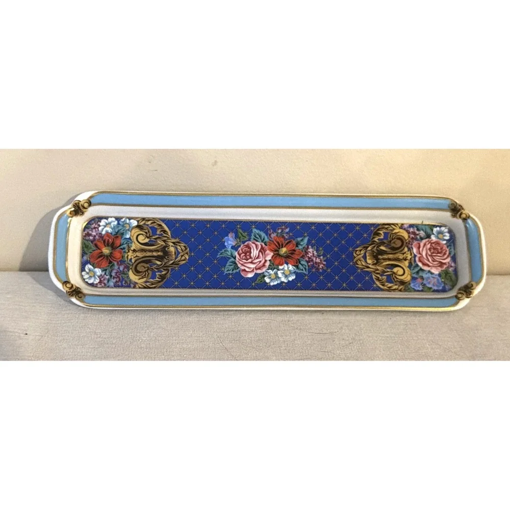 Vintage Neiman Marcus Porcelain Trinket Dish Tray - Japan 8 5/8